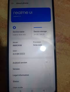 Realme note 60x