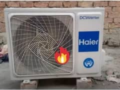 Haier AC DC inverter 1.5 ton heat and cool