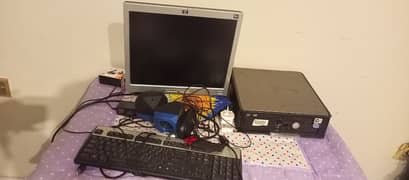 Dell core 2 duo desktop with LCD