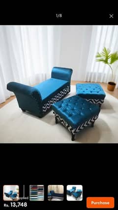 4 seater setti puffy set. .