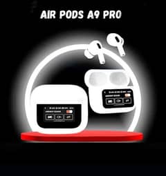 A9PRo Airpods Digital LCD SCREEN ANC+ENC FREE Delivery Lahore CiTY