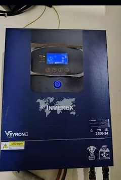 inverex Veyron 2 2.5 KW just 3 month used with open warranty card