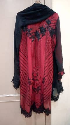 chiffon embroidery dress