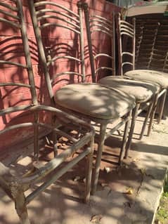 Iron Chairs and Other Items at Throw Away Price