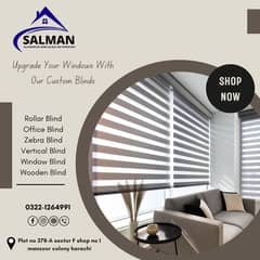 Blinds / Roller Blinds / Zebra Blinds / Office Blinds / Wooden Blinds