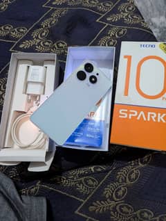 tecno spark 10pro 256gb 16gb with box original charger 03217683721