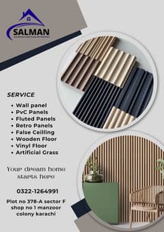 Wpc wall panels/ PVC wall panels/ Solid wall panels/ Interior Design