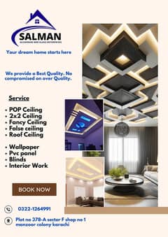 pop ceiling/Roof Ceiling/Gypsum Ceiling//fancy ceiling