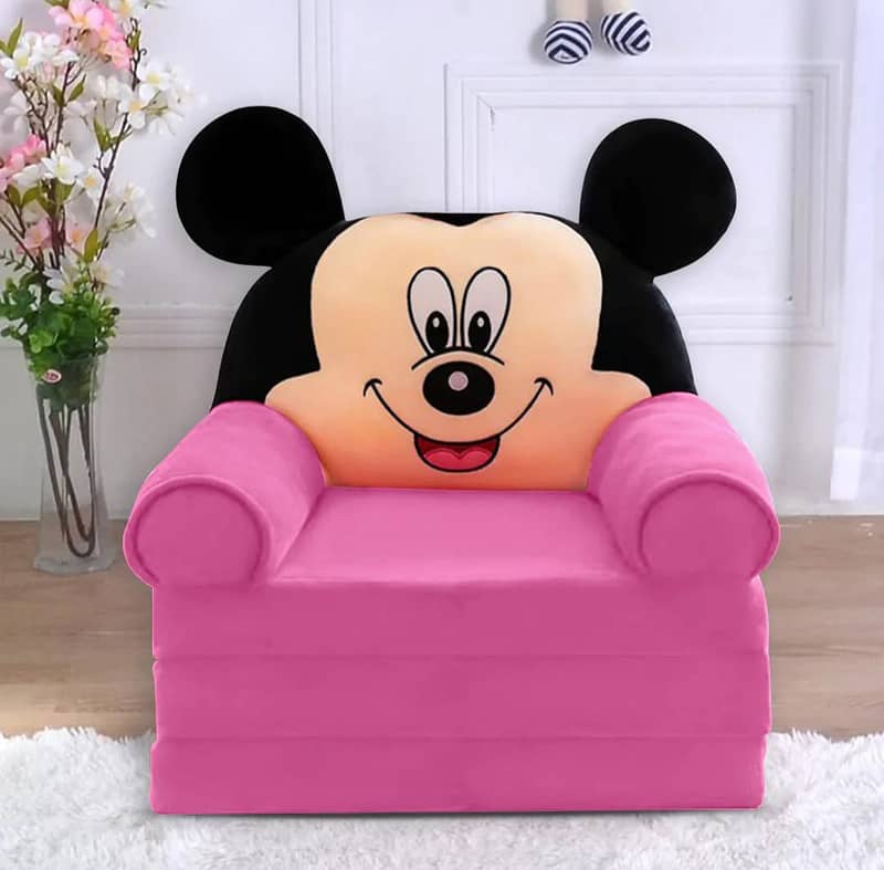 Kids sofa, plush chair, Mikey Mouse sofa, toddler seating, stuff toys 3