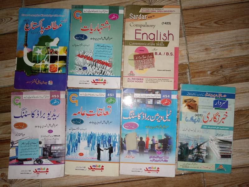 B. A Allama iqbal Open university Books 1
