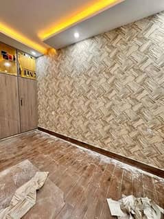 pvc Wallpaper sheet. wall panel. wood & vinyl floor. ceiling. Blinds.