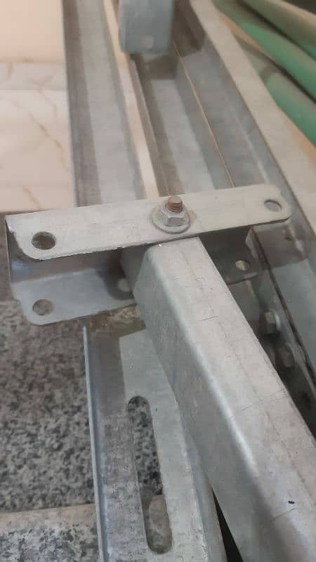 2 qty - L3 galvanised solar stand for 6 585watt plates - 12 gauge 0