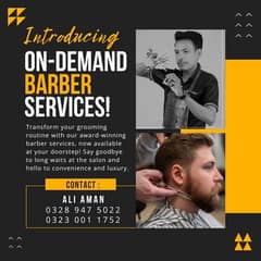 Barber on call salon services