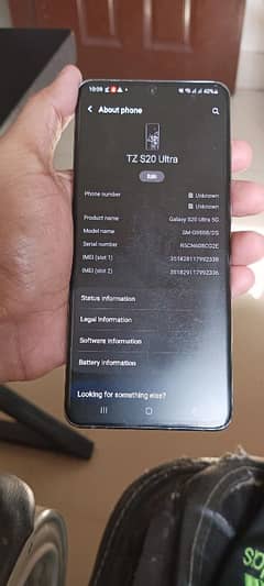 Samsung S20 Ultra 5G Non PTA Fresh Condition