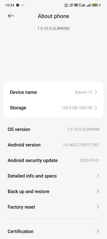 XIAOMI 12 PRO 5