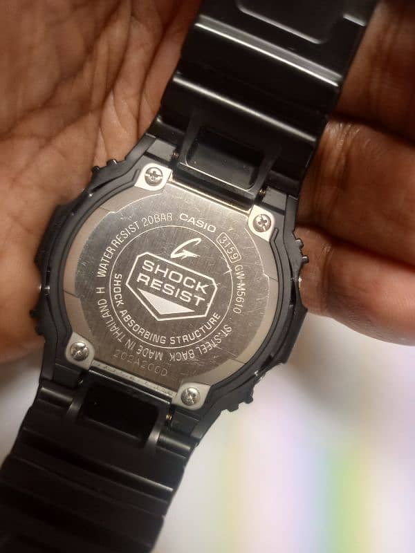 Casio G Shock Square GW-M5610 9/10 Condition Tough Solar Multi Band 6 1