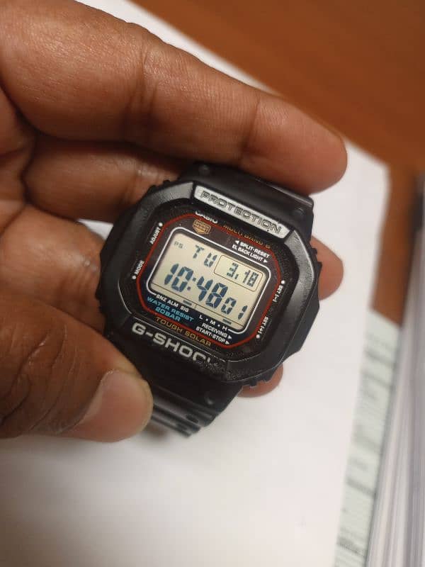 Casio G Shock Square GW-M5610 9/10 Condition Tough Solar Multi Band 6 2