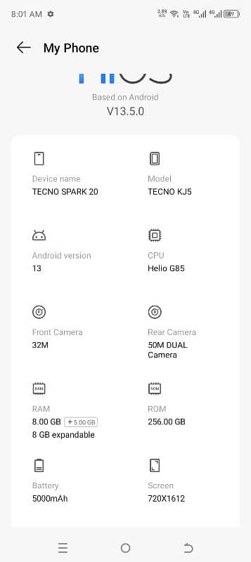 Tecno Spark 20 8/256 2