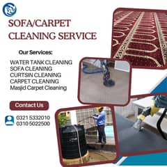 Sofa Cleaning/Water Tank Cleaning  /Carpet Cleaning/ Car Seat Cleaning