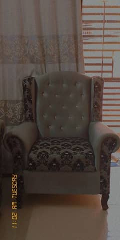 wingback sofa set