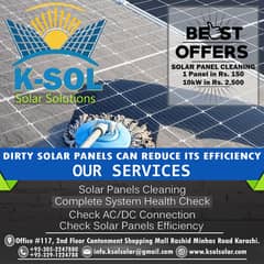 Solar Panels Cleaning Services