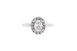 Diamond White Gold Ring 0.25 Carat