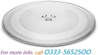 Microwave oven glass turnable plate glass tray delivery facility avai