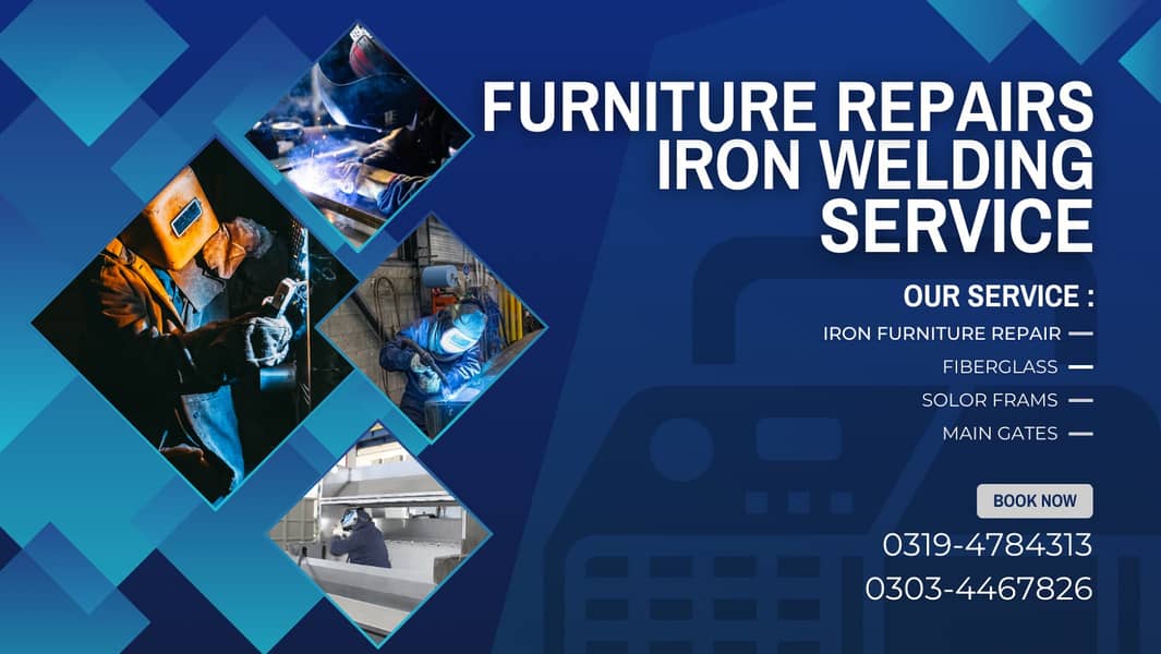 Iron Works, Gates, Grills, Windows, Furniture Repairs & Maintenance 0