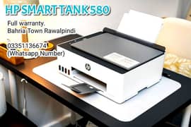 HP SMART TANK 580 IN NEW LIKE CONDITION