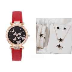 Fashionable Simple Women's Watches Unique Butterfly Number Belt watch