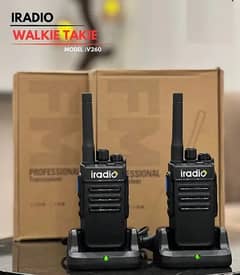 Iradio Walkie talkies V260 Two way radio, New Wireless Radio Sets Pai