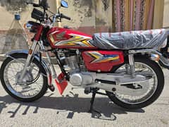 Honda cg 125 2025 Model 1100km Mileage All Punjab Number