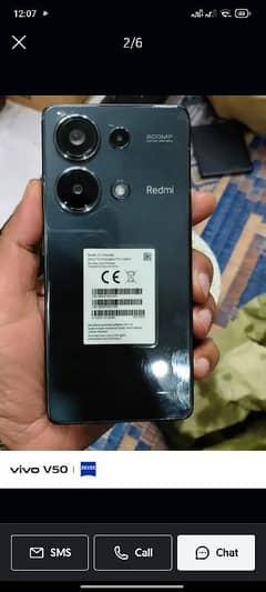 redmi not 13 8+4 256 full box 1 maa use lush condition 03345896602