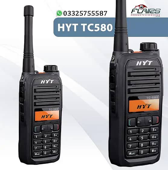 HYT TC-580 Two way Walkie Talkies Professioanl Radio Set for Sale 1P 0