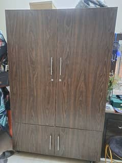 full size wardrobe with shoe portion