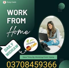 Part Time Job / Full Time Job / Home Base Job / Online Jobs