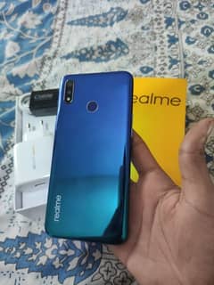 Realme 3 with box charger