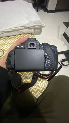 canon 700d with kit lens and 50mm f 1.8 with uv lens