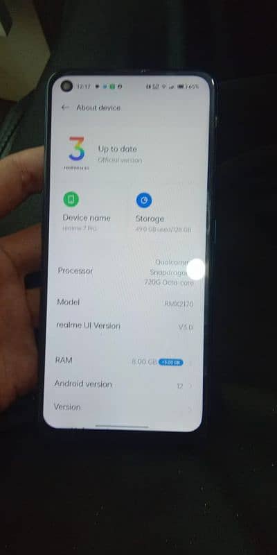 Realme 7 pro 8/128 PTA Approved 3