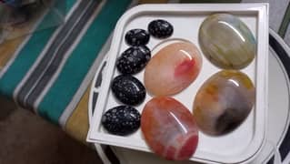 MIX PRECIOUS STONES | YAMANI AGATES | SNOW FLAX | HUGE SIZE AGATES