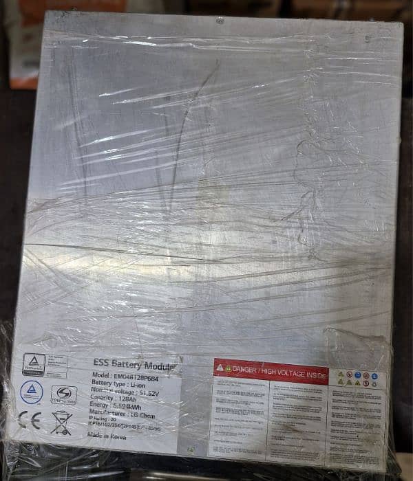 LG Lithium Ion 51.52V 128Ah battery 1