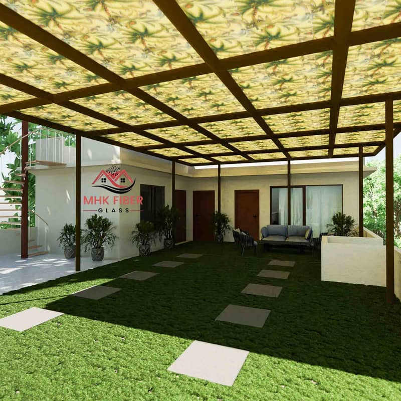 Printed Fiberglass Sheets / Fiber Sheet / Fiber Glass Sheet in karachi 2
