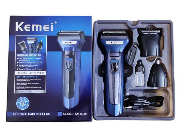 Kemei Hair Trimmer Professional Clipper Cutting Machine For Mens 4