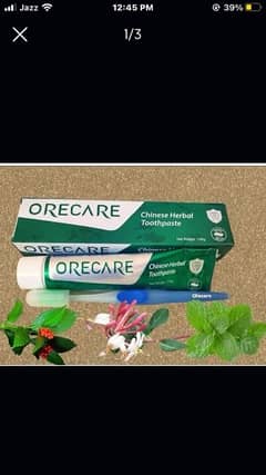 OreCare Chainess Herbal Toothpaste