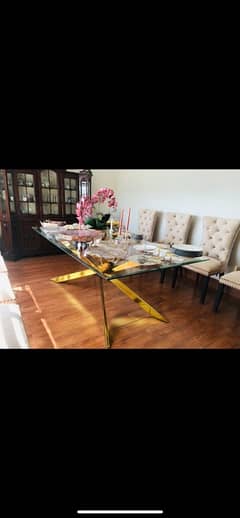 Dinning table luxury excellent condition