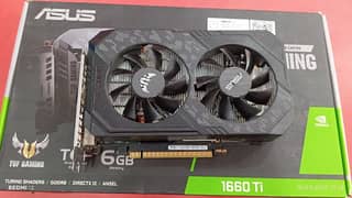 Nvidia GTX 1660Ti Tuf gaming graphic card for sale