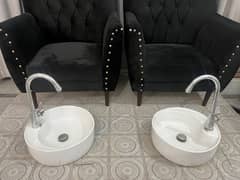 pedicure Chair with tubs set