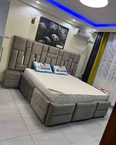 poshish bed /double bed / side poshish bed / king size bed / bed set