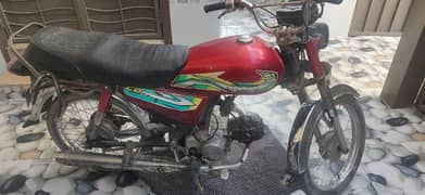 CD 70 bike with extra side covers (Taapy)