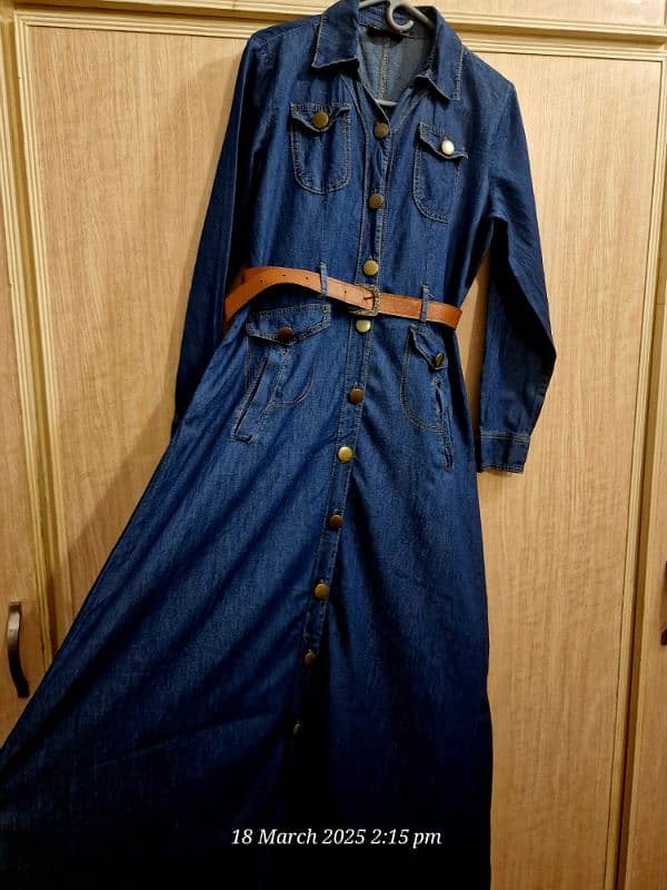 Turkish Denim Abaya FOR SALE 2